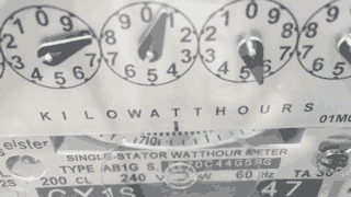 Our meter is running backwards.